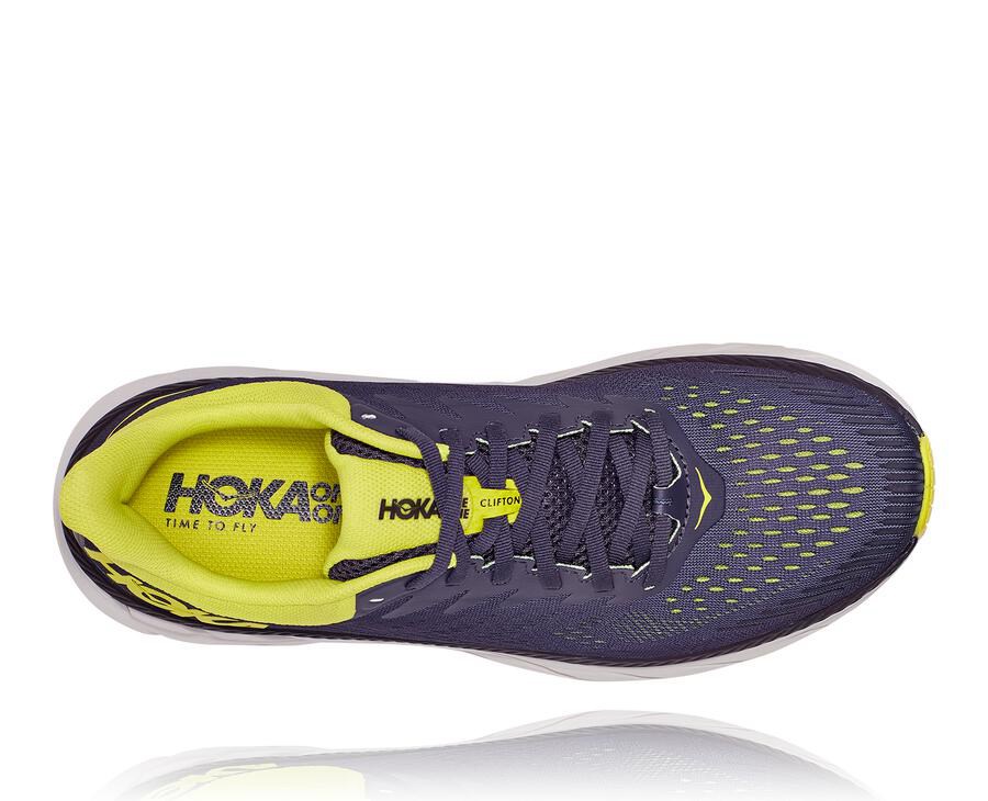 Hoka One One Running Shoes Mens Navy - Clifton 7 - 81264LXBC